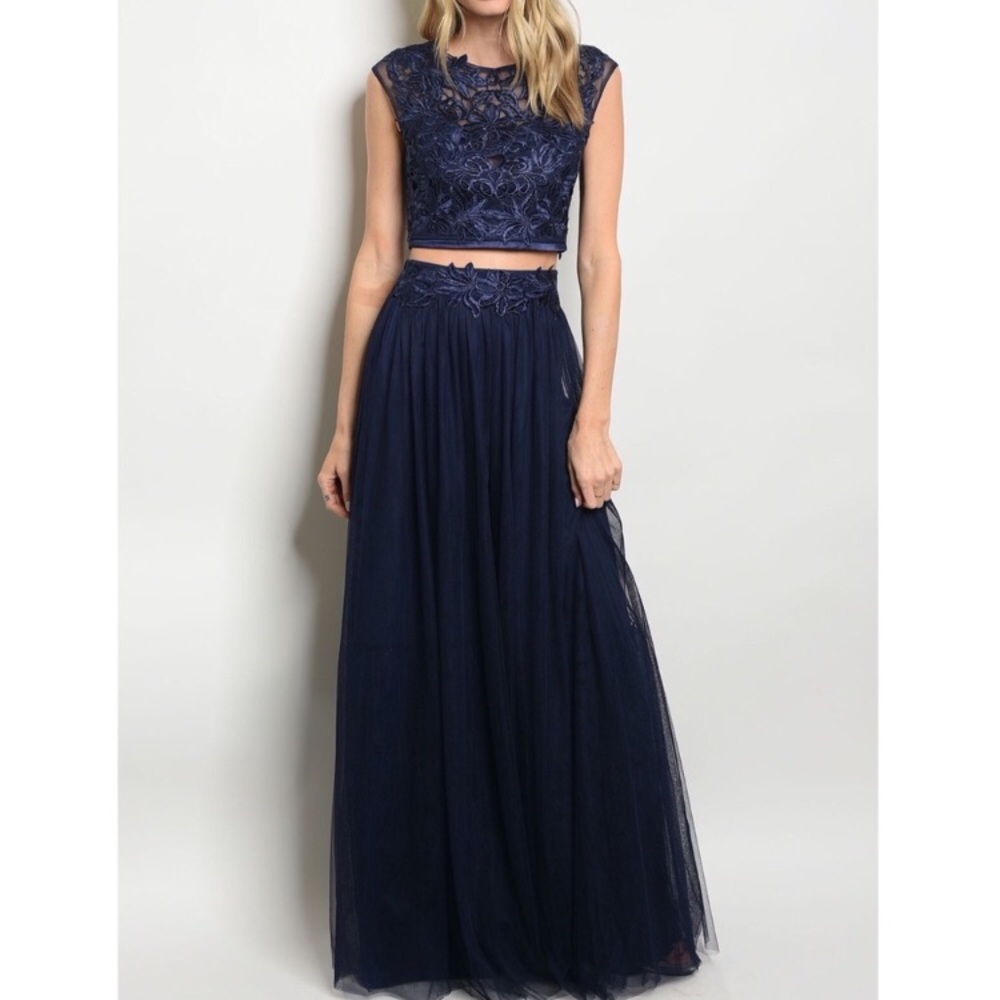 NEW Graduation dress Prom 2 piece formal dance